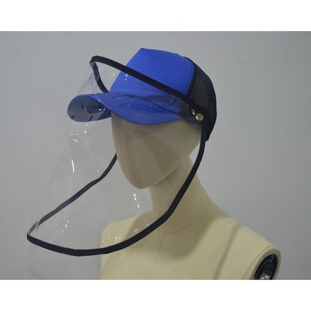 DRESSDOWN Unisex Baseball Cap Face Shield Blue DR1609668